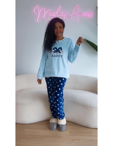 Pijama coralina minie